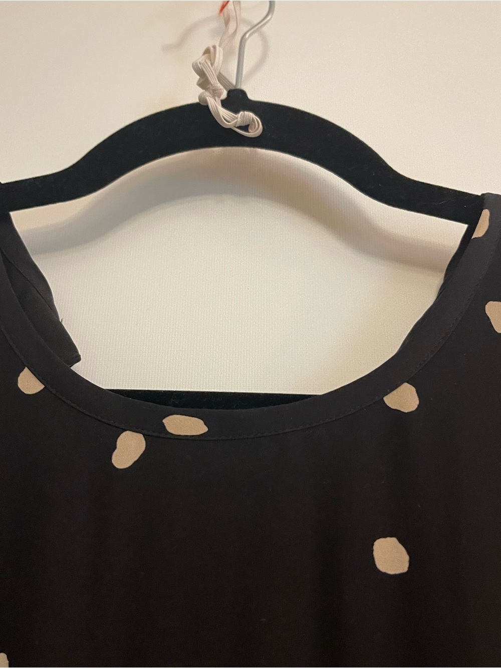 Valerie Dresses Elegant Black Silk Maxi Dress with Gold Polka Dots size 12 - Picture 5 of 8